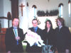 Caitlin with her parents and Godparents©Eunan Carr