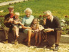 Eunan and Angela with Mamma and Dad and neighbour Johnny Kelly