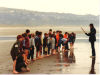 ..old fashioned discipline from Mr Spindler on Harlech Beach